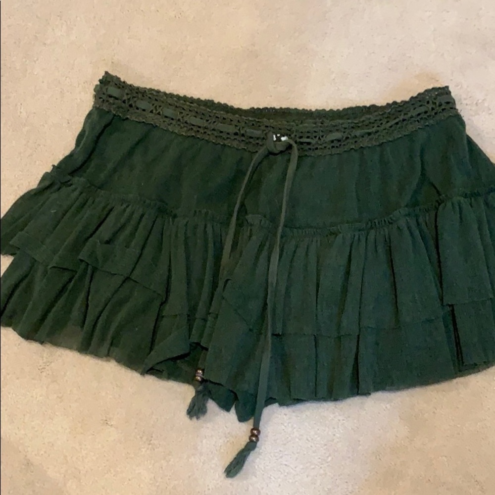 Green skort